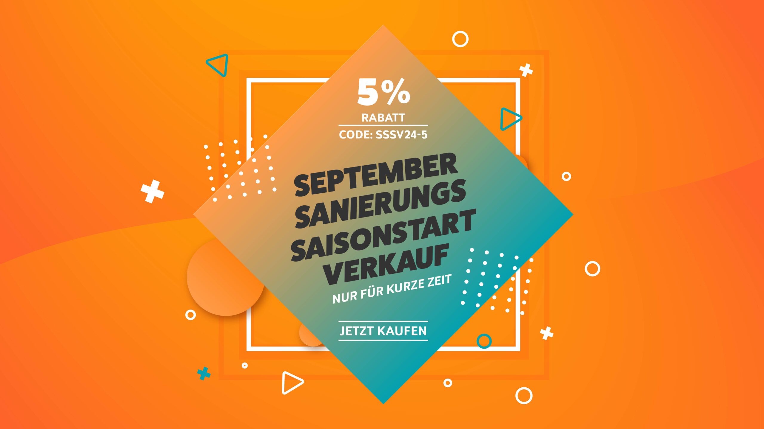 September Sanierungs Saisonstart Verkauf im Klimaplatten-Shop